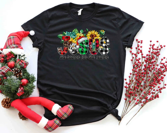 Jesus Is The Reason For The Season Shirt, Cute Christmas Shirt, Holiday Tee