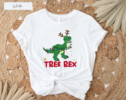 Tree Rex Christmas T-shirt, T-Rex Christmas Shirt ,Christmas Dinosaur Tee